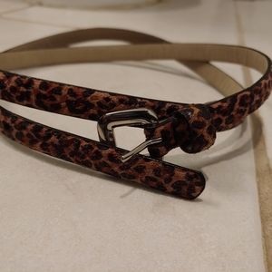 Skinny Cheetah Belt